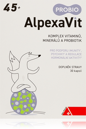 AlpexaVit AlpexaVit PROBIO 45+ tobolky pro správné fungování organismu