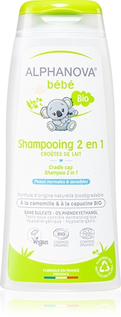 Alphanova Baby Bio 2-in-1 shampoo and shower gel for children from birth