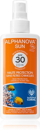 Alphanova Sun Bio SPF 30 spray bronceador SPF 30