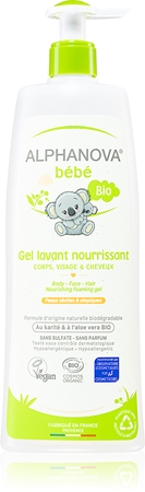 Alphanova Baby Bio lasten pesugeeli ja shampoo 3in1
