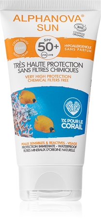 Alphanova Sun SPF 50+ crème solaire SPF 50+ pour une peau unifiée