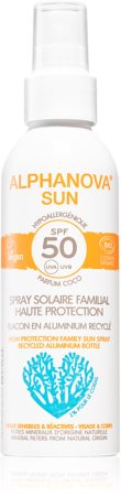 Alphanova Sun Bio spray bronceador SPF 50
