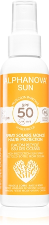 Alphanova Sun Bio spray bronceador SPF 50