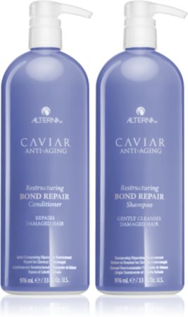 Alterna Caviar Anti-Aging Restructuring Bond Repair Set (für sanfteres Haar und die Regenerierung von beschädigtem Haar)