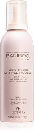Alterna Bamboo Volume Vægtløs skum mousse til volumen fra rødder