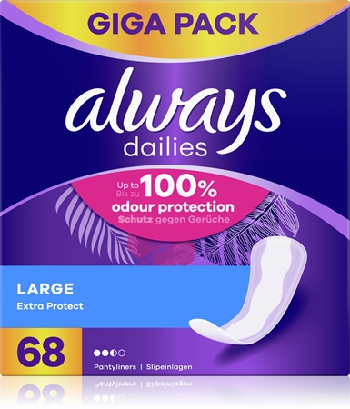 Always Dailies Large Extra Protect wkładki żelowe