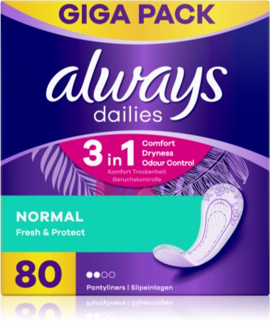 Always Dailies Normal Fresh & Protect trosskydd