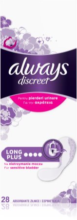 Always Discreet Long Plus incontinence pads