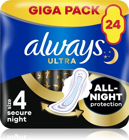 Always Ultra Secure Night vložky