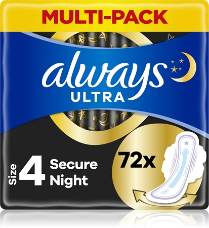 Always Ultra Secure Night vložky