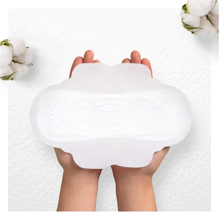 Cotton sanitary towels discount