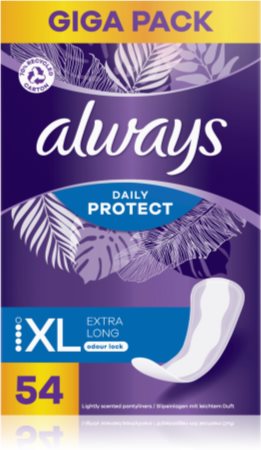 Always Daily Protect Extra Long panty liners with fragrance