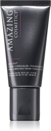 Amazing Cosmetics SMOOTH® Crème Concealer & Foundation Duo corrector y maquillaje 2en1 textura crema