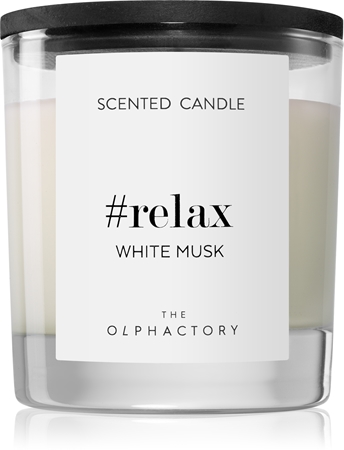 The Olphactory Ambientair Olphactory Black Design White Musk illatgyertya (Relax)