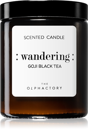 The Olphactory Wandering Goji Black Tea vela perfumada Wandering