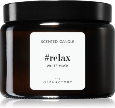 Ambientair Olphactory White Musk illatgyertya (brown) Relax