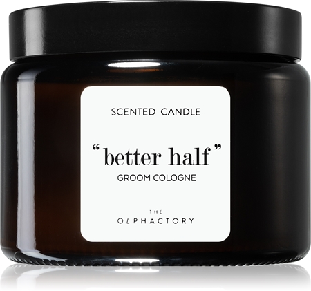 The Olphactory Better Half scented candle (brown)