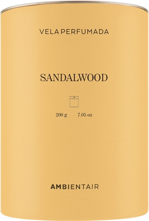 Ambientair COLOURS Sandalwood bougie parfumée