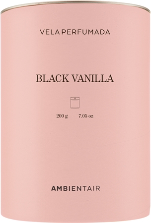Ambientair COLOURS Black Vanilla bougie parfumée