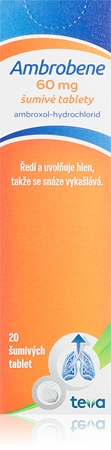 Ambrobene Ambrobene 60 mg šumivé tablety na vlhký kašel a zahlenění