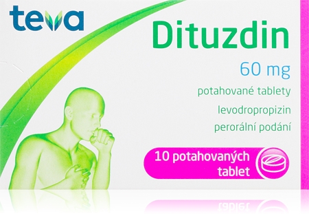 Dituzdin Dituzdin 60 mg potahované tablety na suchý dráždivý kašel