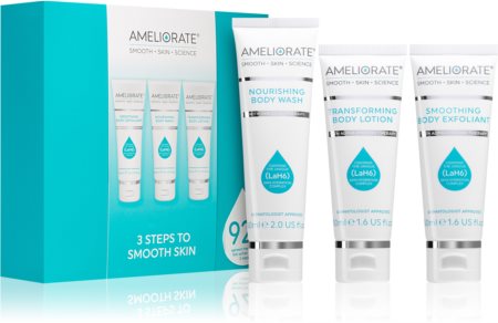 Ameliorate 3 Steps To Smooth Skin komplekt (pehme ja sileda naha jaoks)