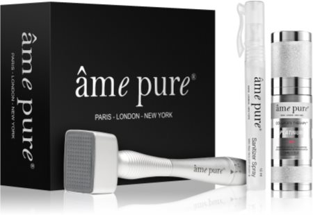âme pure Adjustable Derma Stamp Platinum Kit conjunto (para iluminar e alisar pele)