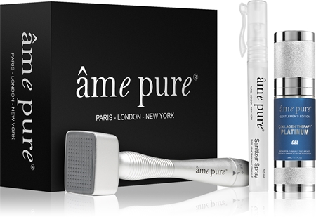 âme pure Adjustable Derma Stamp Platinum Gentlemen Kit Sæt (Lysnende og udglattende effekt) til mænd
