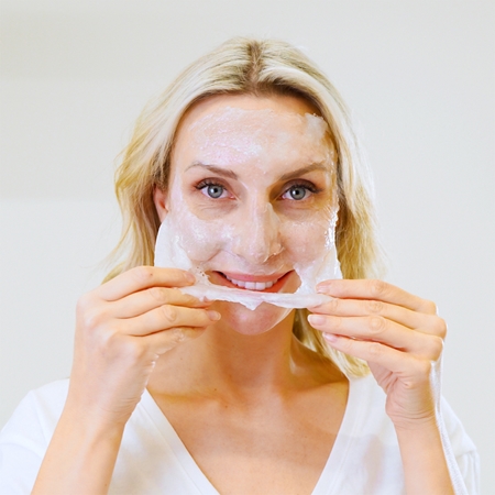 âme pure Jelly Glow Rubber Mask™ Silver máscara de gel peel off para pele madura