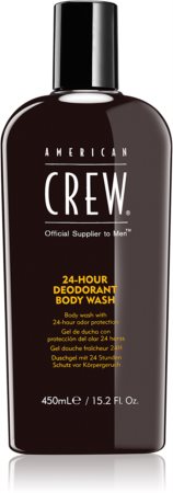American Crew Body 24-Hour Deodorant Body Wash Gel de dus cu efect de deodorante 24 de ore