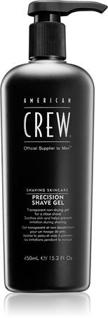 American Crew Shave & Beard Precision Shave Gel τζελ ξυρίσματος για ευαίσθητη επιδερμίδα