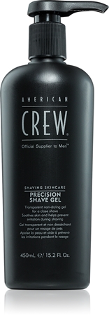 American Crew Shave & Beard Precision Shave Gel gel de rasage peaux sensibles
