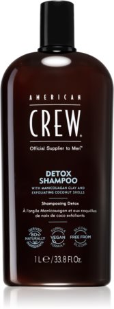 American Crew Detox shampoo detossinante per un cuoio capelluto sano