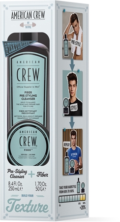 American Crew Fiber Duo - Giftset Gift Set for hair