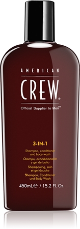 American Crew Hair & Body 3-IN-1 šampón, kondicionér a sprchový gel 3 v 1 pro muže