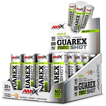 Amix Guarex Energy & Mental Shot podpora sportovního výkonu