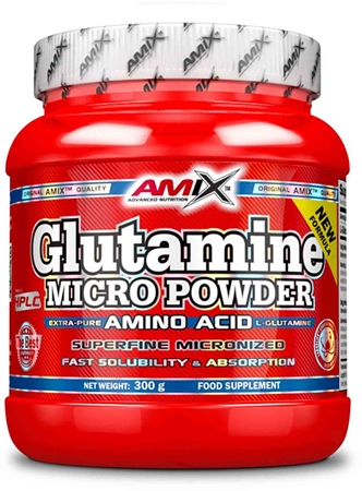 Amix L-Glutamine Micro Powder podpora tvorby svalové hmoty