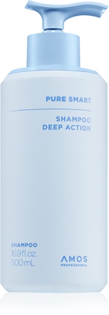 AMOS PROFESSIONAL Pure Smart Shampoo Deep Action Deep Cleanse Clarifying Shampoo for dandruff