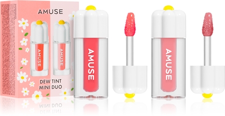 AMUSE Dew Tint Mini Duo ensemble de brillants à lèvres hydratants