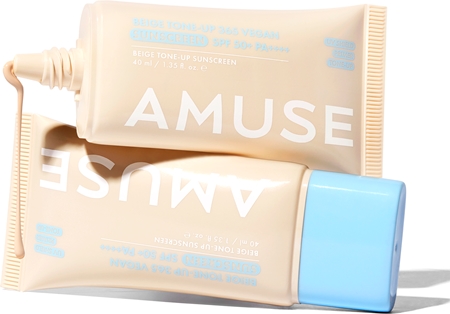 AMUSE Beige Tone-Up 365 Vegan Sunscreen fluide solaire teinté pour un teint unifié