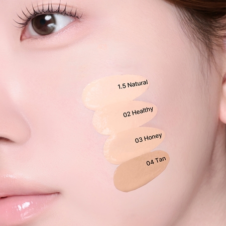 AMUSE Dew Power Vegan Cushion Long-Lasting Foundation Cushion to brighten and smooth the skin