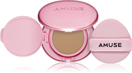 AMUSE Dew Power Vegan Cushion Long-Lasting Foundation Cushion to brighten and smooth the skin