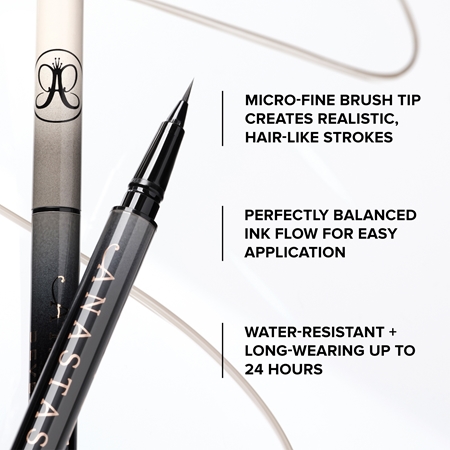 Anastasia Beverly Hills MicroStroke Brow Pen μαρκαδόρος για τα φρύδια με βούρτσα