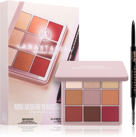 Anastasia Beverly Hills Mini Modern Renaissance Set Dāvanu komplekts acīm un uzacīm (tonis) Medium Brown Pencil