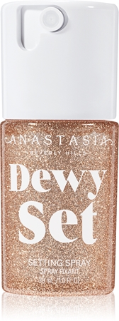 Anastasia Beverly Hills Dewy Set Setting Spray Mini mgiełka rozświetlająca do twarzy