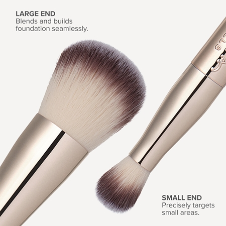 Anastasia Beverly Hills Impeccable Foundation & Face Brush double-ended universal foundation brush