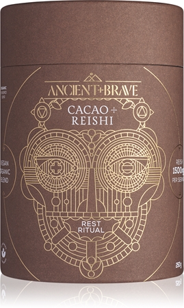 Ancient & Brave Cacao + Reishi prášek na přípravu nápoje s kakaem