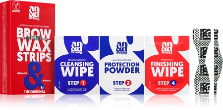 A.N.D. Beauty Wax Strips Brow benzi depilatoare cu ceara rece pentru sprâncene