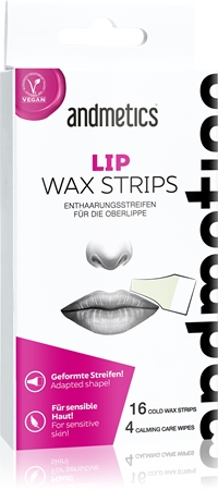 andmetics Wax Strips Lip Vaharibad ülemisele huulele
