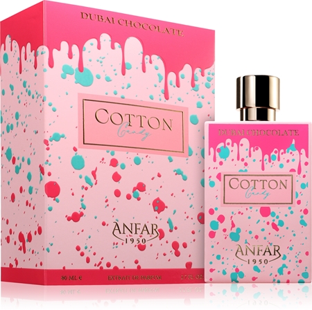 Anfar Dubai Chocolate Cotton Candy perfume extract unisex